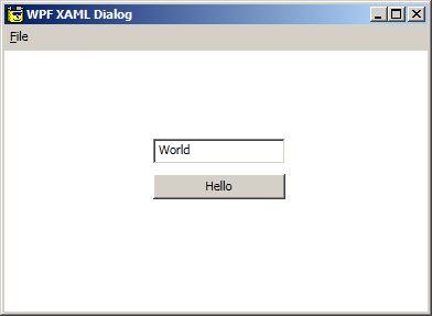 WPF XAML Project Example